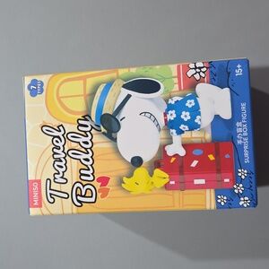MINISO Peanuts Collectible Travel Buddy Surprise Figure Box NWT
